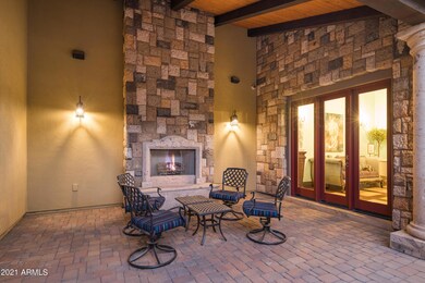 Courtyard/Casita Patio and Fireplace