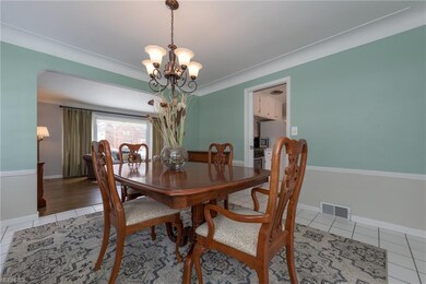 A refined Dining Room. An elegant setting in which