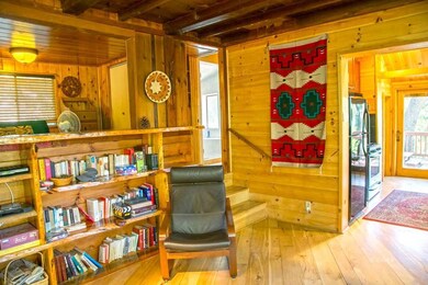 Built-in bookshelves