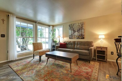 Living Room w/Floor to Ceiling Windows
