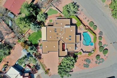 Overhead View of Property