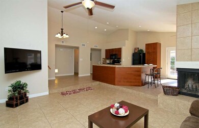 Great room and kitchen