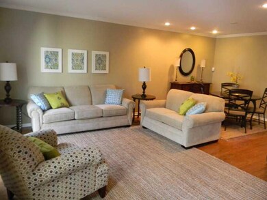 Living Room. Hardwood Floors recessed lighting