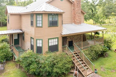 Right side of house