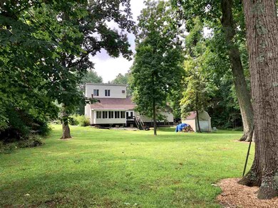 Looking to the back of the house from the River.