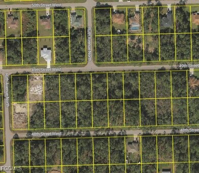 Map / location with property parcel outlined