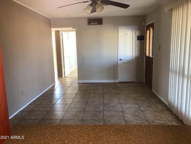 Living Room showing Front Door