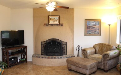 Attractive Kiva Style Fireplace!