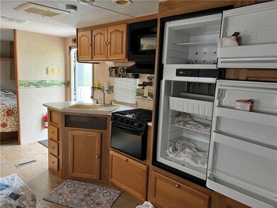 Inside camper