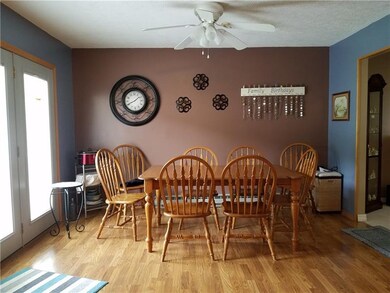 Dining Room with Hardwood Floors and access to Dec