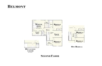 Belmont Second Floor Plan