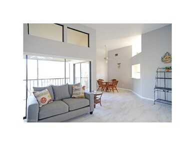 Enjoy pretty lake views from living and dining are