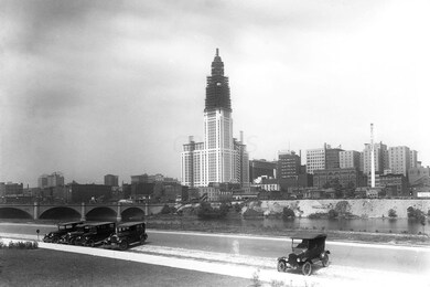 LeVeque from across river (1927) - 1