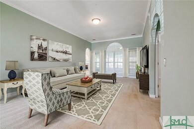 Virtually staged Sitting Room
