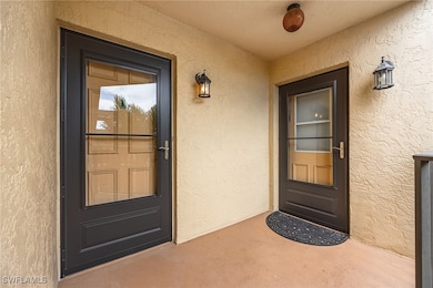 View of exterior entry