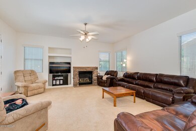 Cozy Stone Fireplace
