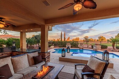 Backyard Entertaining Area