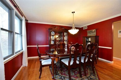 The dining room is located directly off the kitche