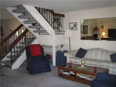 stairway to the 2nd floor.  (Owner says helps keep