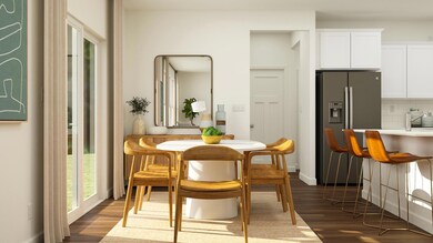 Another view of this beautiful dinning room! Virtual rendering of NEW Marquette plan in production at Cedar Hills!
