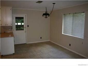 Great space for a small breakfast table.