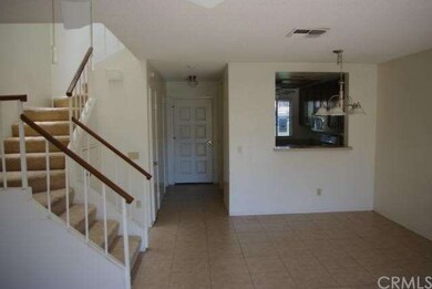 from the patio door to the entrance
