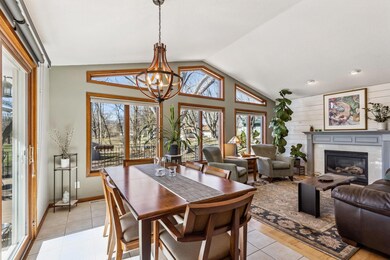 Stunning sunroom with dining space