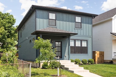view of front of house with board and batten siding