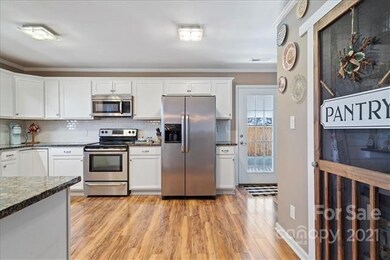 Walk in pantry gives great storage
