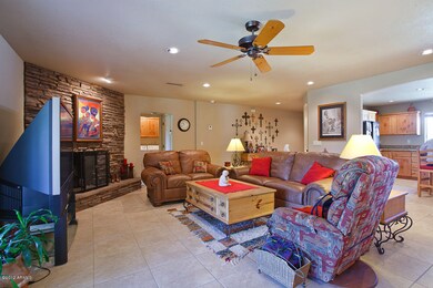 Perfect greatroom with gas fireplace