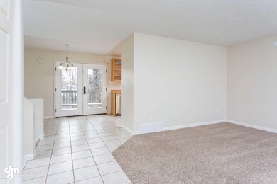 living room and dining