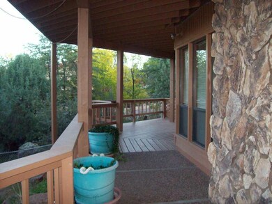 Lower level covered deck