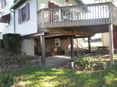 Beautiful, shaded upper deck and lower patio leads