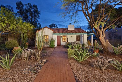 Beautifully landscaped front yard