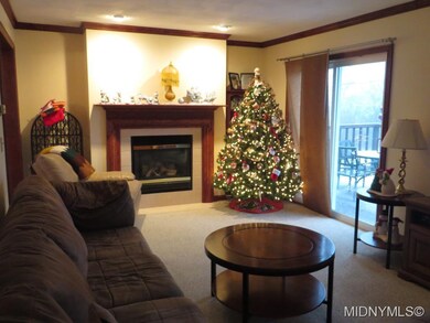 Living Room with gas fireplace