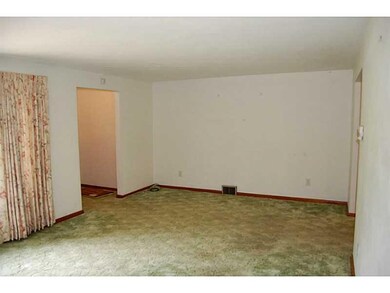 Living Room. Hardwood floor under the carpet