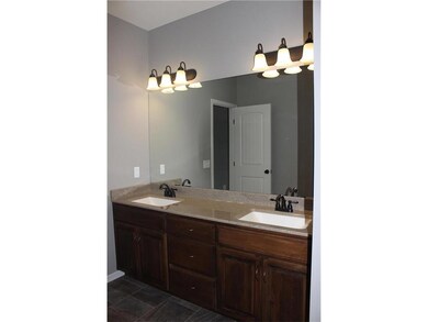 Double Vanity in Master