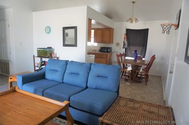 Residential living room and dining room