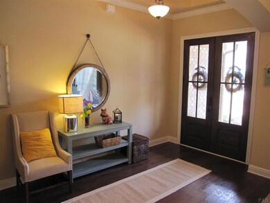 & wide plank Hardwood floors for a grand entry!