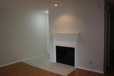 Fireplace from breakfast room