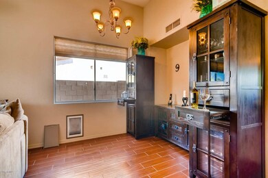 Dining in Family Room/Bar