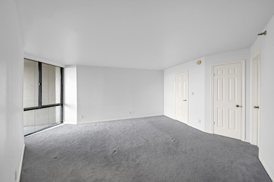 Large primary bedroom with tons of natural light