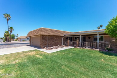 Green grass maintained by HOA