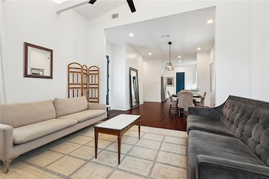 living room looking toward dining