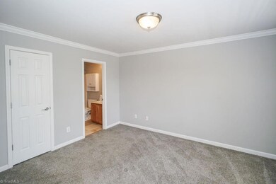 Primary bedroom with generous walk in closet