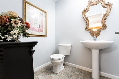 Your main level half bath.