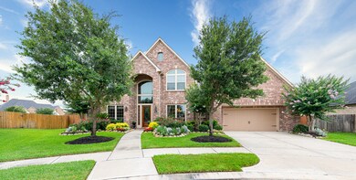 This Perry home offers five bedrooms (2 down), 4.5 baths and a three-car (tandem) garage.