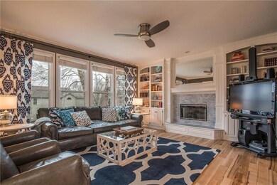 The mesmerizing great room highlights a beautiful 