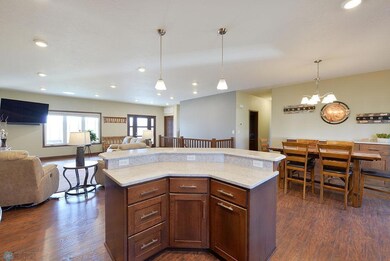 Large Island with Quartz Counter
