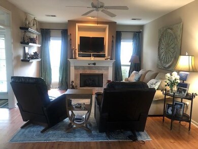 Flooring in the living areas down stairs, except b